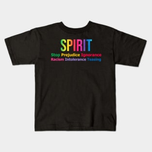 Spirit Day Anti Bullying Support Gay LGBT Ally Kids T-Shirt